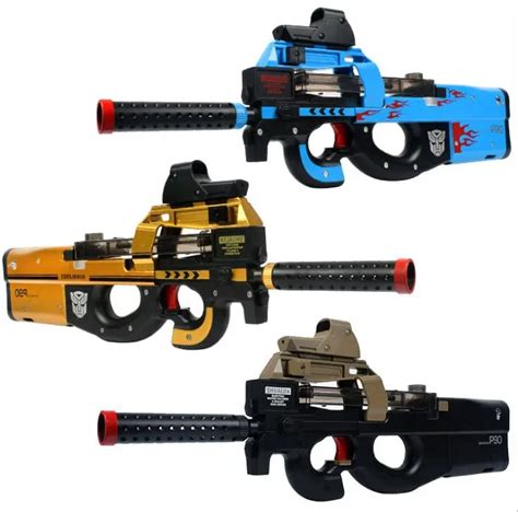 P90 Electric Toy Gun Paintball Assault Snipe Weapon Soft Water Bullet ...