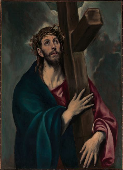 El Greco (Domenikos Theotokopoulos) | Christ Carrying the Cross | The ...