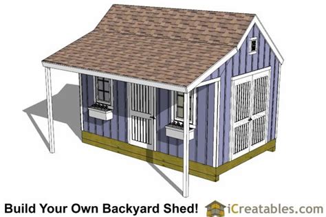 Garden Shed Plans - Backyard Shed Designs - Building a Shed | Shed with ...