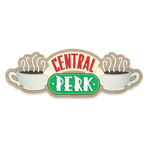 Buy Open Road Brands Friends Central Perk Coffee Wood Wall Decor - from ...