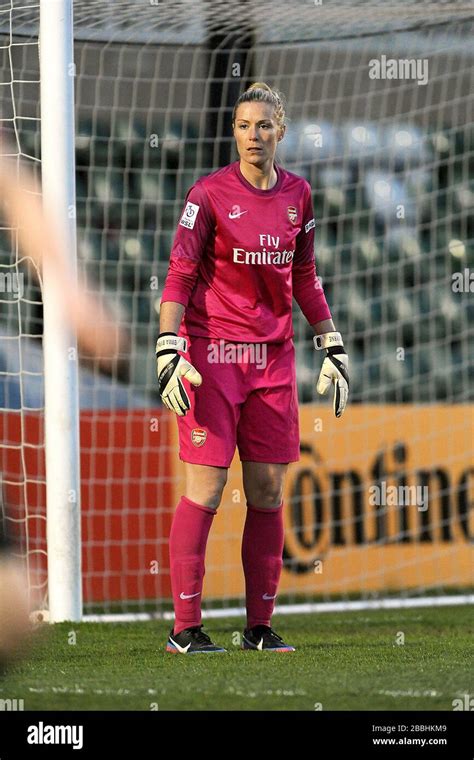 Goalkeeper Emma Byrne, Arsenal Ladies Stock Photo - Alamy