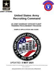 WOFT SAMPLE PACKET V2.pdf - United States Army Recruiting Command US ...