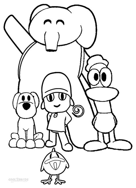 Printable Pocoyo Coloring Pages For Kids | Cool2bKids