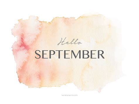 September Freebie | Desktop and iPhone Wallpaper Art — Kendra Castillo