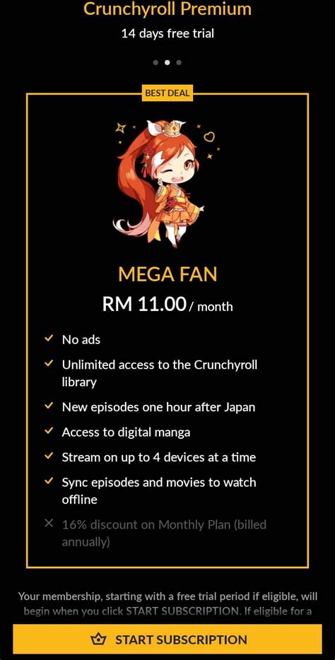 Crunchyroll Premium Services Now Available in Malaysia with Regional ...