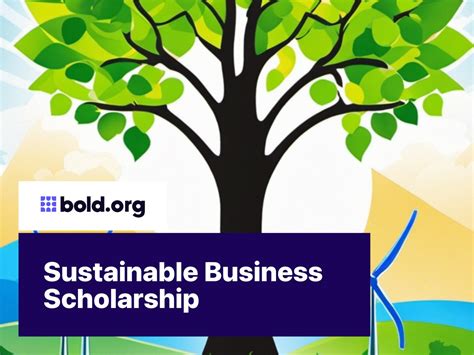 Sustainable Business Scholarship | Bold.org