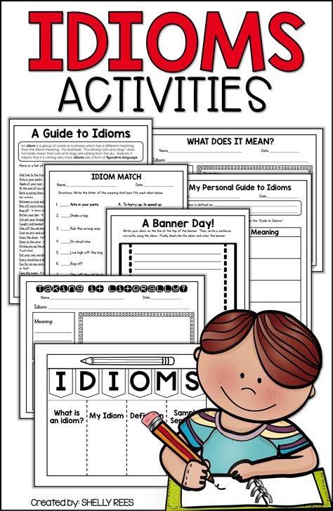 Idioms Worksheets and Activities Unit Printable AND Digital | Idioms ...