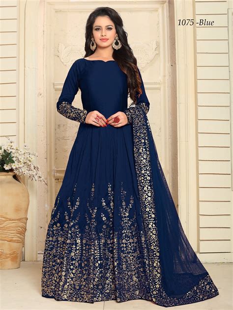 Stylish Partywear Designer Anarkali Dress | Designer anarkali dresses ...