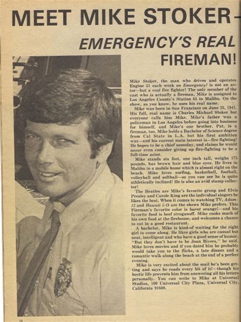 Mike Stoker of Emergency! | Emergency squad 51, Nerd girl problems ...