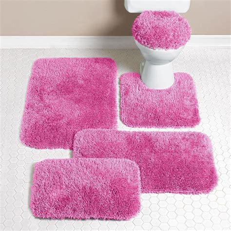 Best Bath Rug Sets Ideas | Pink bath rug, Pink bathroom decor, Pink ...