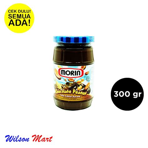 MORIN CHOCOLATE PEANUT SELAI COKLAT KACANG 300 GRAM | Shopee Indonesia