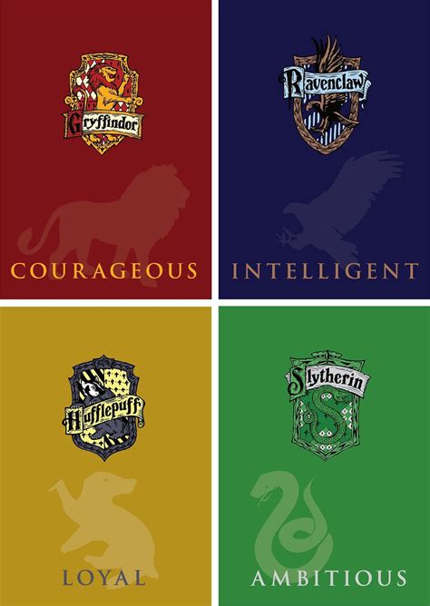 Hogwarts house VECTOR DOWNLOADS High quality versions of the | Etsy ...