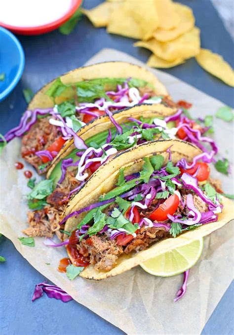 Leftover Smoked Pulled Pork Tacos - Vindulge