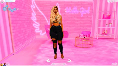 Sims 4 Neon Cas Background