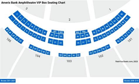 Ameris Bank Amphitheatre Box Seats - RateYourSeats.com