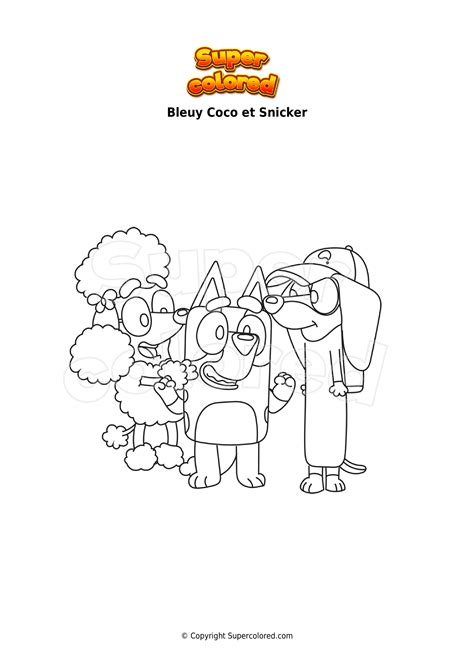 Coco Coloring Pages - Free Bluey Coloring Pages Printables