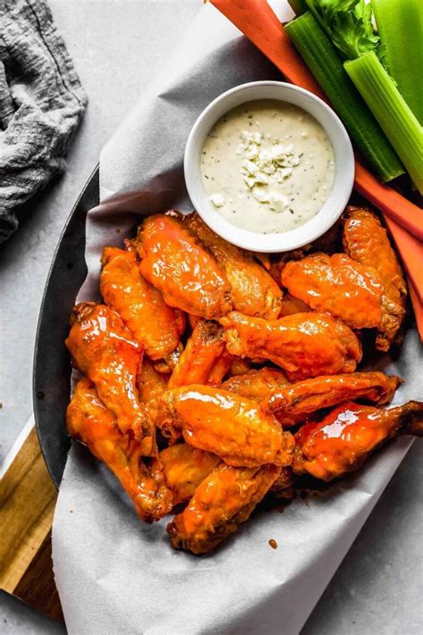 Air Fryer Chicken Wings with Buffalo Sauce | Platings + Pairings