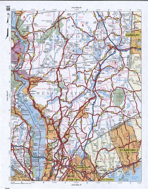 Map of Putnam County, New York state. Detailed image map of Putnam