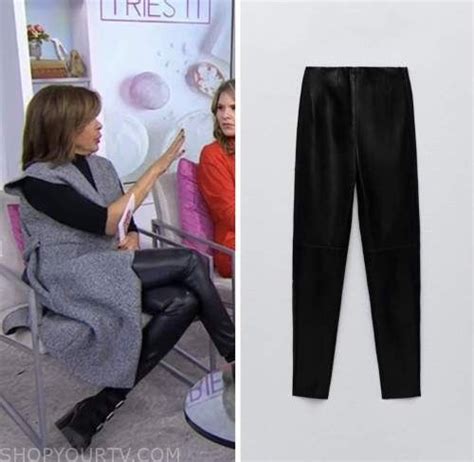 The Today Show: January 2023 Hoda Kotb's Black Leather Pants in 2023 ...