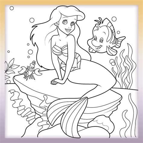 Coloring Pages Of Ariel The Mermaid