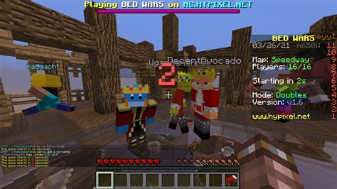 Typical Bedwars lobby : r/hypixel