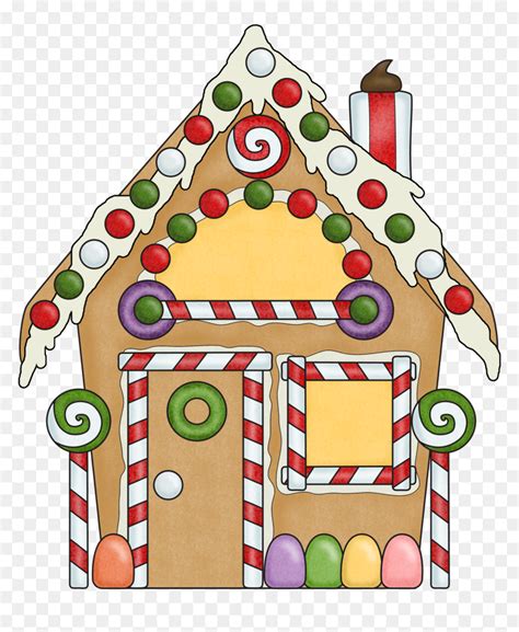 Gingerbread House Clipart Free, Png Download - Gingerbread House Xmas ...