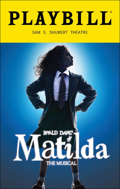 Matilda The Musical (Broadway, Sam S. Shubert Theatre, 2013) | Playbill