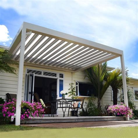 Outdoor Pavilion Customized Aluminum Gazebo Motorized Opening Roof ...