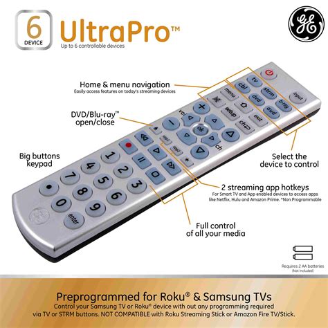 GE 6 Device Universal Remote Codes - [2022 Updated]