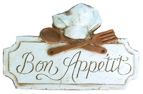 Bon Appetit French Kitchen Decor Sign - Etsy