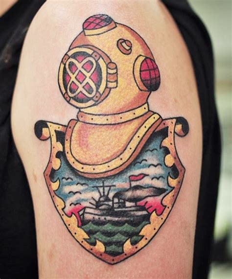 Diving Helmet – Vic Market Tattoo