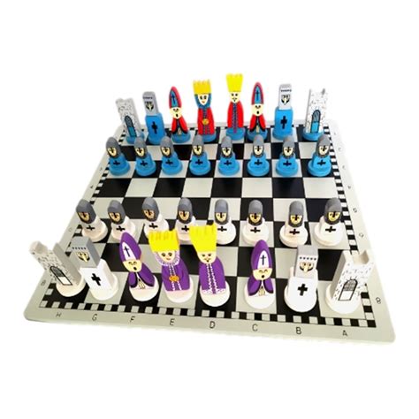 Buy MEGAWHEELS Wooden Chess Set Chess Board and Crafted Chess Pieces ...