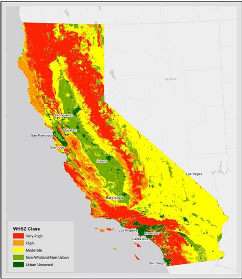 California Fire Hazard Map