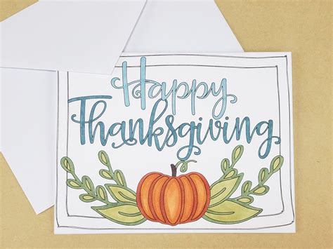 Free Printable, Customizable Thanksgiving Cards Templates