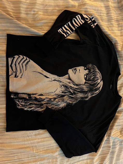 Band Tees Taylor Swift Eras Tour Merch - Dark Blue Long Sleeve -Medium ...