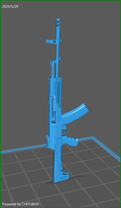 OBJ file AK 12 RIFLE・3D printing model to download・Cults