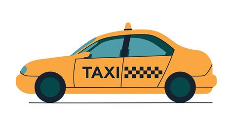 Taxi Cartoon Vector Art, Icons, and Graphics for Free Download