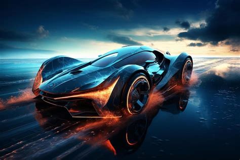 Premium AI Image | the concept art of a supercar by person