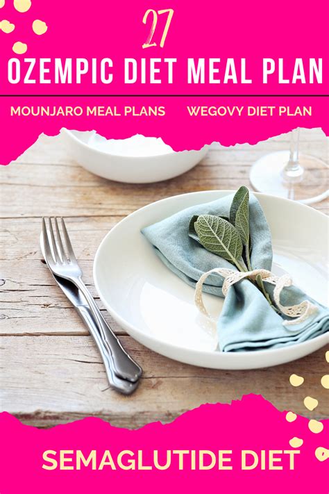 27 ozempic diet meal plan wegovy diet plan mounjaro meal plans ...