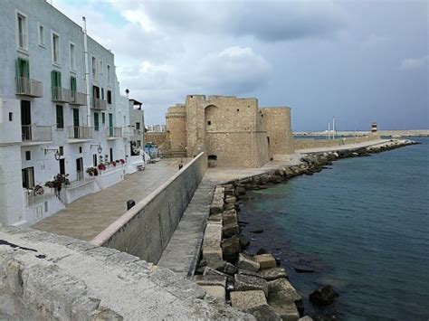 Monopoli Castle From Bastion Santa Maria Stock Photo - Download Image ...