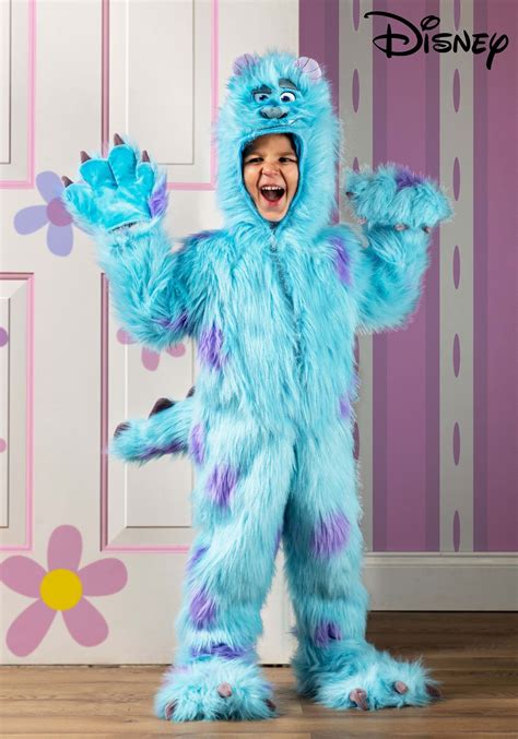 Hooded Monsters Inc Sulley Toddler Costume