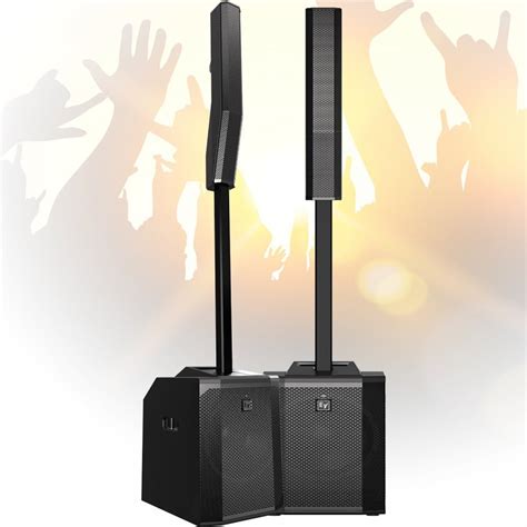 Electro-Voice EVOLVE 50 Pair Active Column Array Speaker With Subwoofer ...