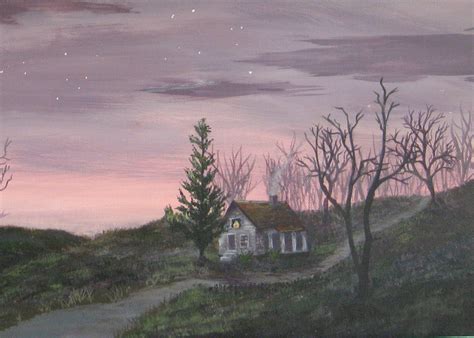 Creative Everyday Life with Mary Lemmenes: A Quiet Night Scene Painting ...