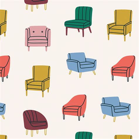 Vintage Chair Pattern - Patterns - Search Art