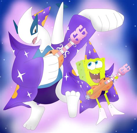 SpongeBob and Lugia Goofy Goober Rock by CristianDarkraDx2496 on DeviantArt