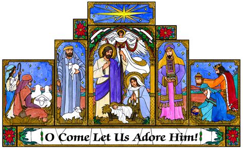 free nativity clipart christmas - Clipground