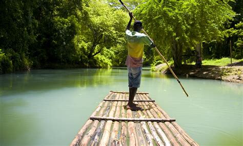 Rafting on the Martha Brae