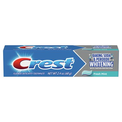 Crest Cavity Protection Toothpaste, Whitening Baking Soda, Fresh Mint ...