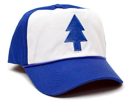 Dipper Blue Pine Hat Embroidered Cloth & Braid Adult One Sz Royal/Whit ...