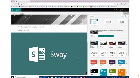 Ms Sway Templates